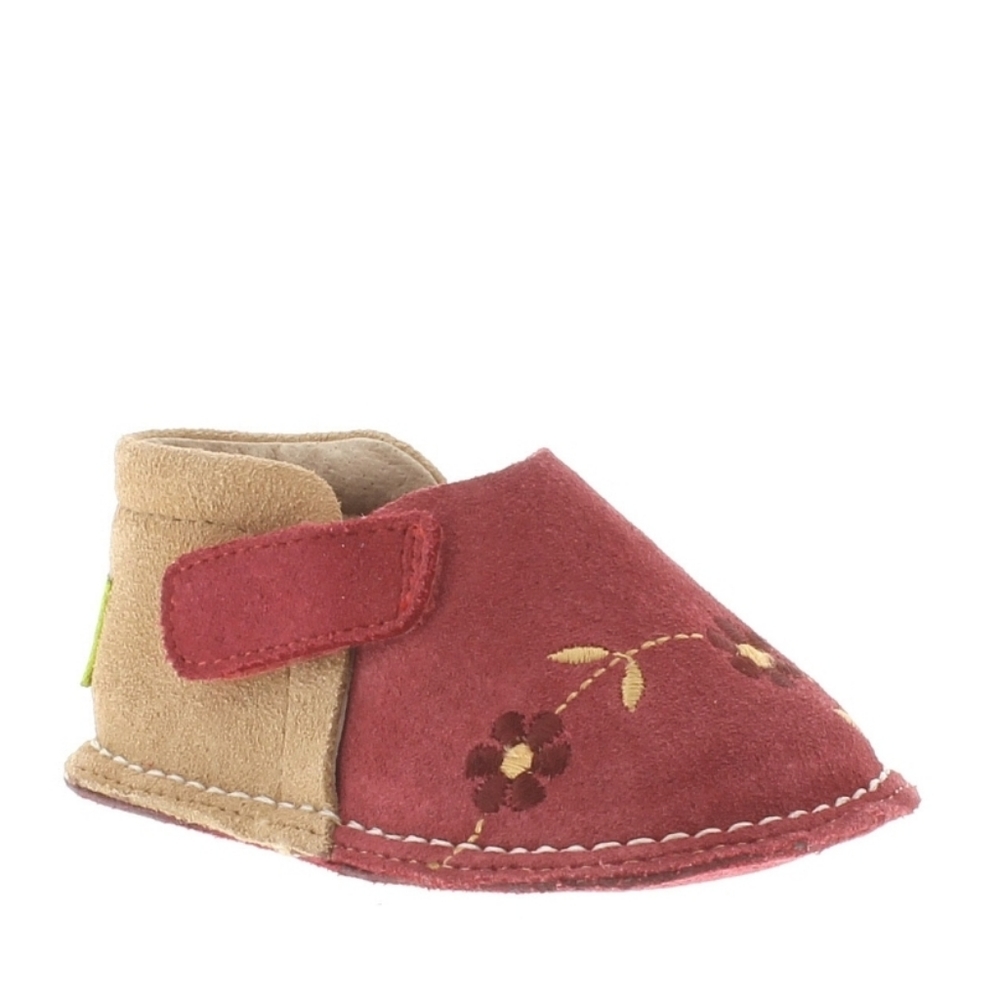 Pipit Toddler Flower Shoes in Apricot/Camel